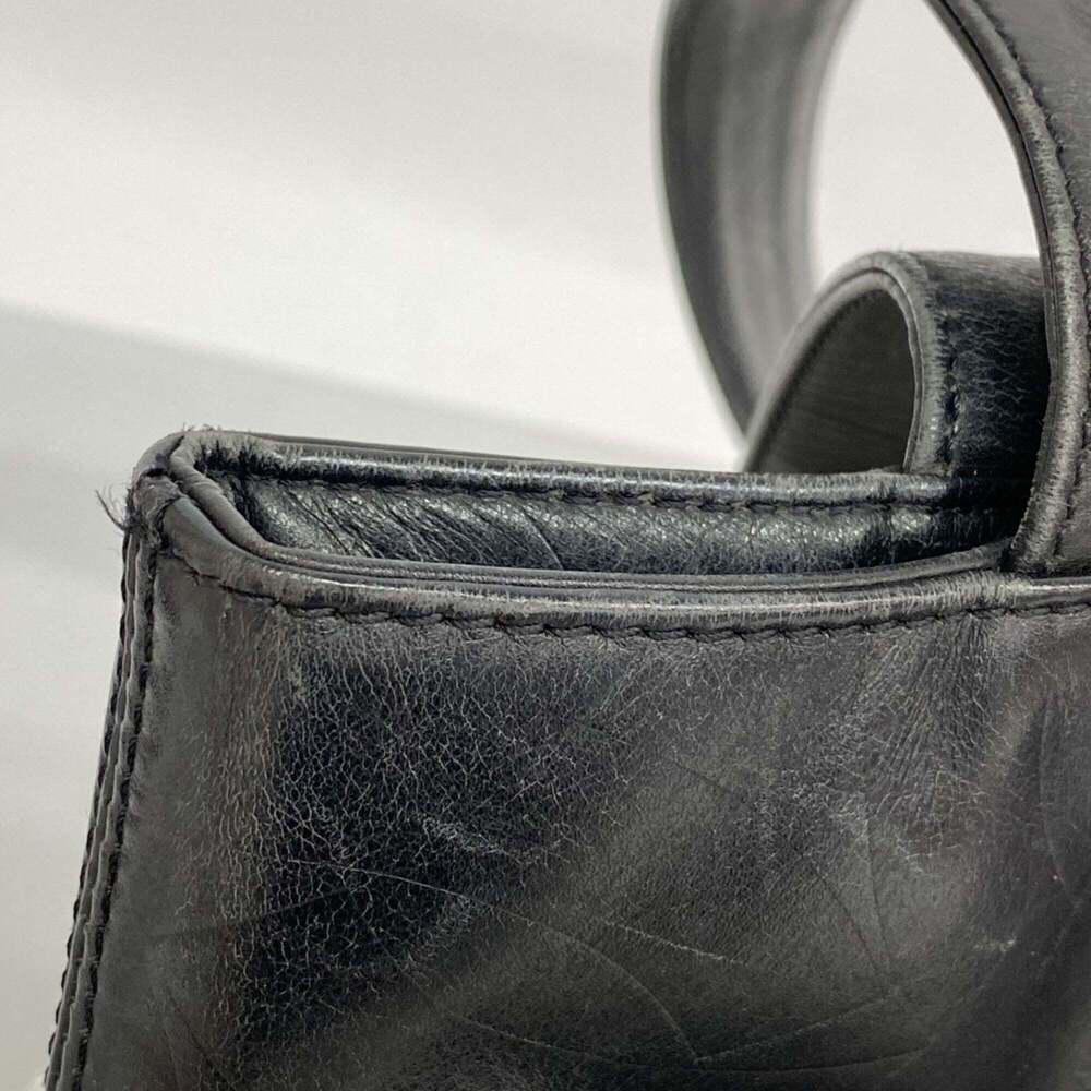 CHANEL Black Lambskin Leather Tote Bag - Picture 7 of 10